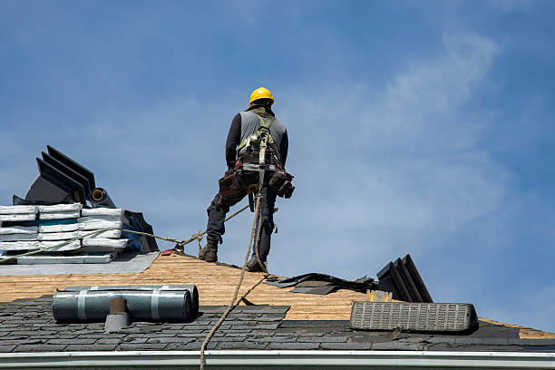Professional Roof Replacement technician working in Polaris, MT